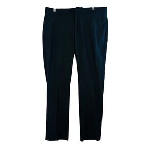 Banana Republic Ryan Italian Wool Dress Pants Black 6P Petite Machine Wash Lined